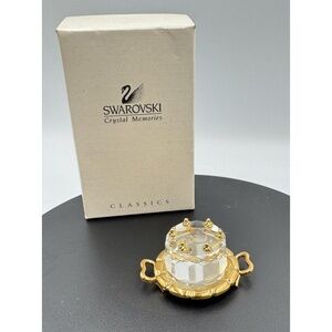 Swarovski  Memories Birthday Cake 191602 Doll‎ House Miniature Collectible